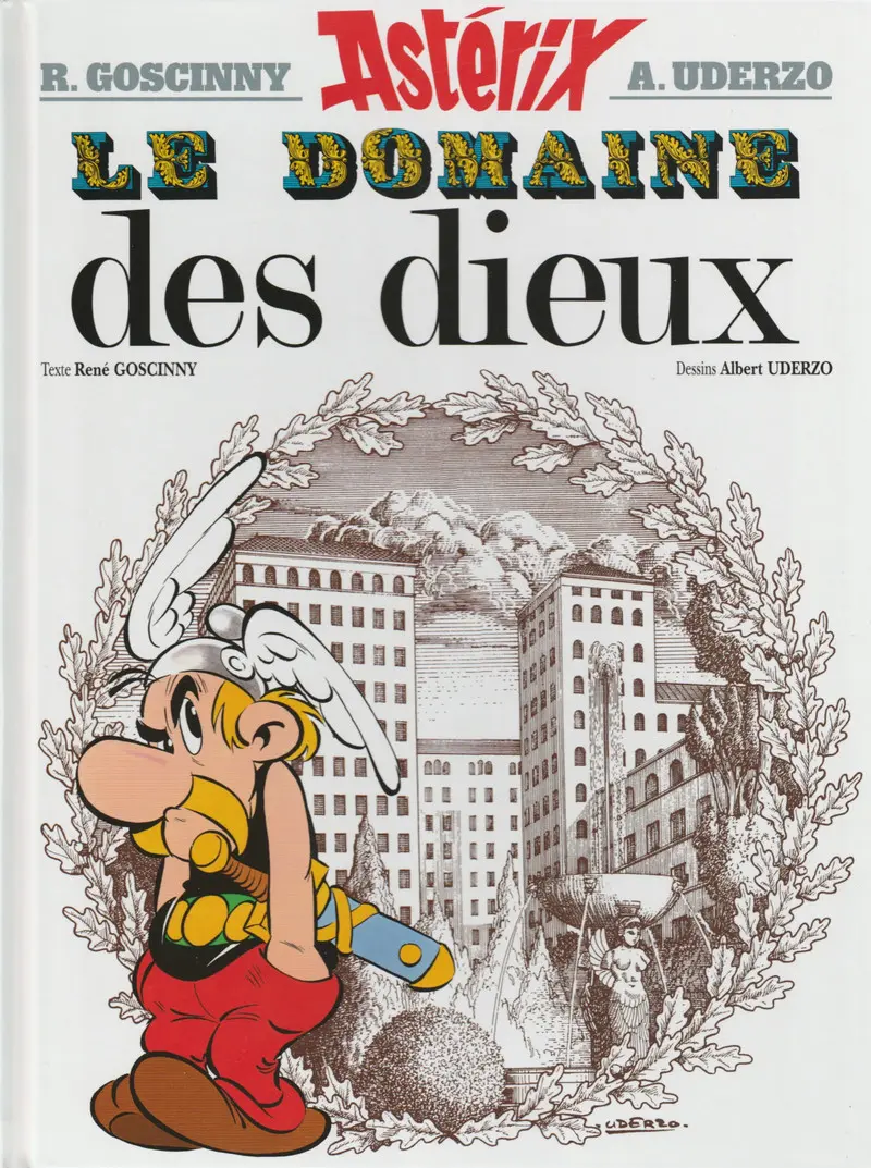 Couverture de l'album Astérix Tome 17 Le domaine des dieux