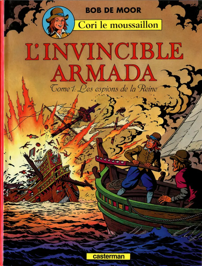Couverture de l'album Cori le Moussaillon Tome 2 L'invincible Armada 1 - Les espions de la Reine