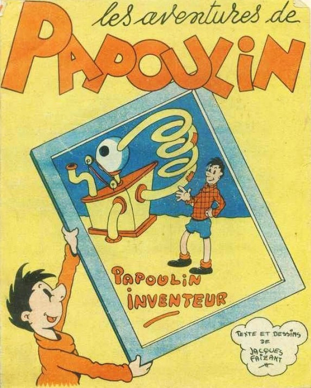 Couverture de l'album Les aventures de Papoulin Papoulin Inventeur