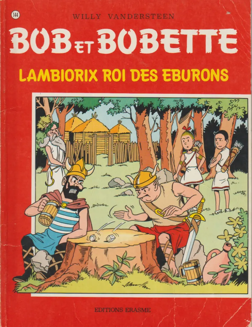 Couverture de l'album Bob et Bobette Tome 144 Lambiorix roi des Eburons