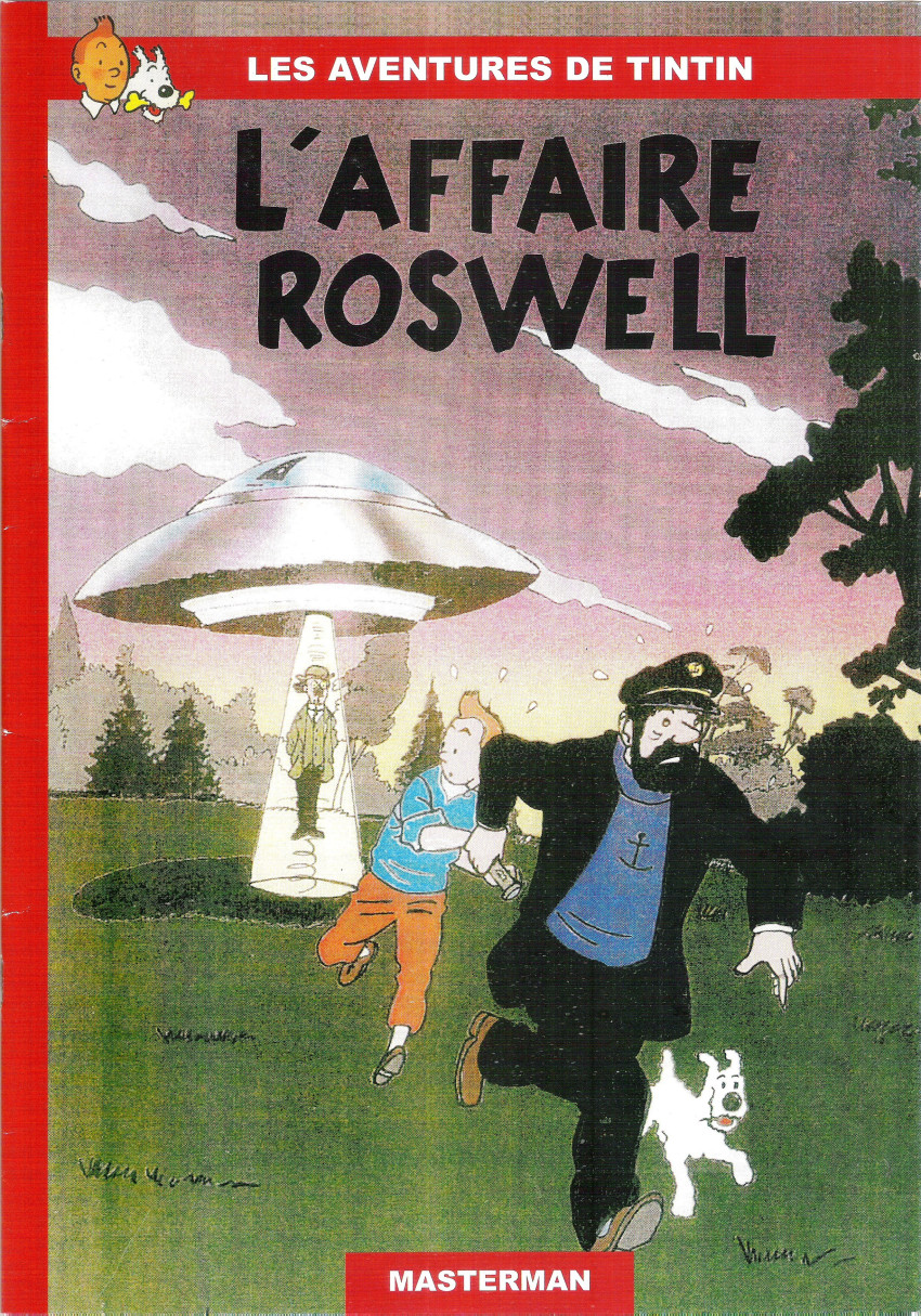 Couverture de l'album Tintin L'Affaire Roswell