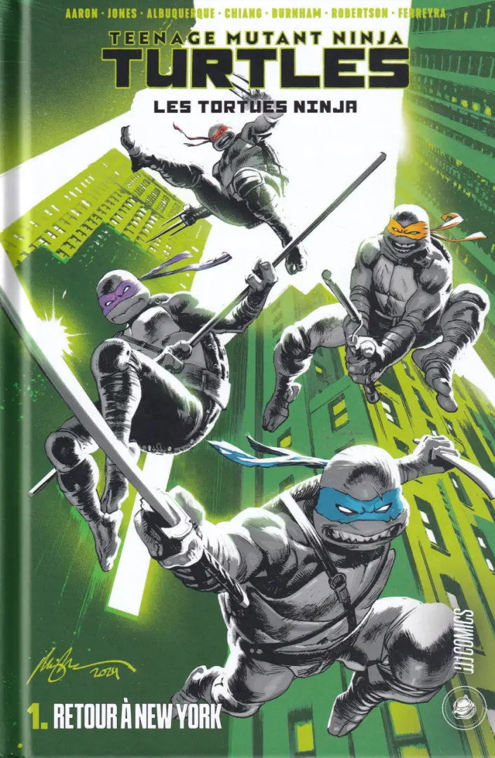 Couverture de l'album Teenage Mutant Ninja Turtles - Les Tortues Ninja 1 Retour à New York