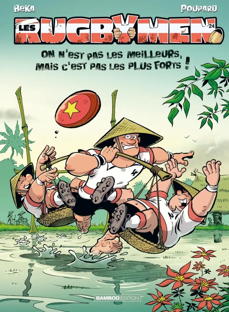 Couverture de l'album Les Rugbymen Tome 24 On n'est pas les meilleurs, mais c'est pas les plus forts !