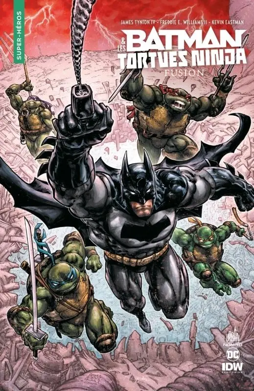 Couverture de l'album Batman & les Tortues Ninja Tome 3 Fusion