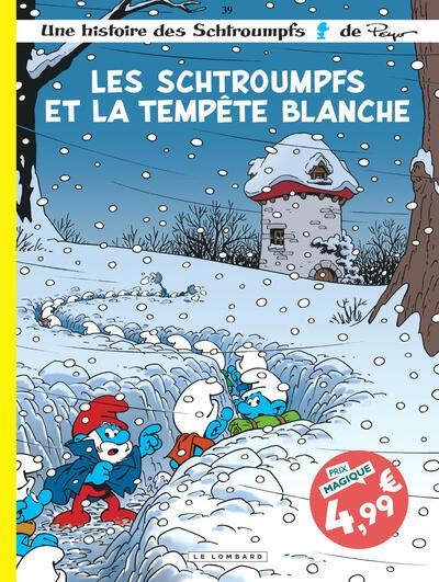 Couverture de l'album Les Schtroumpfs Tome 39 Les Schtroumpfs et la tempête blanche