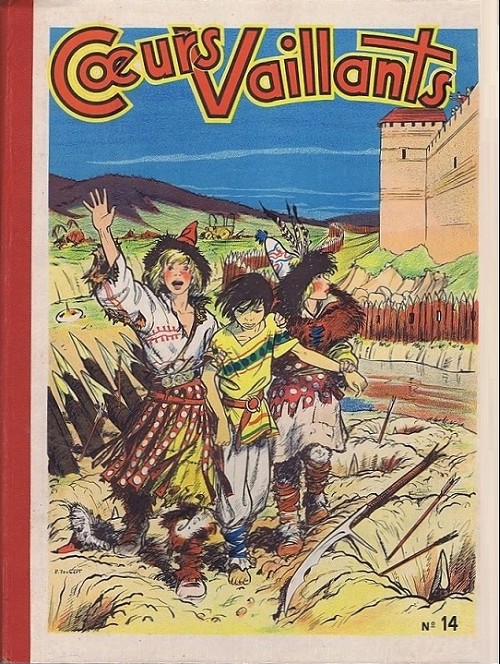 Couverture de l'album Cœurs Vaillants N° 14 1953 (n°18 à 34)