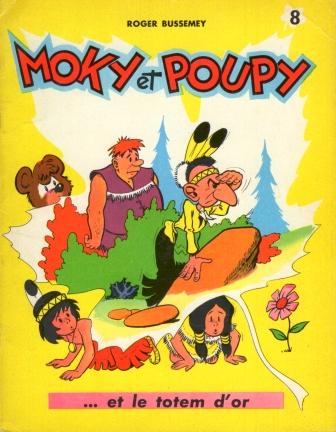Couverture de l'album Moky et Poupy Tome 8 Moky et Poupy ... et le totem d'or