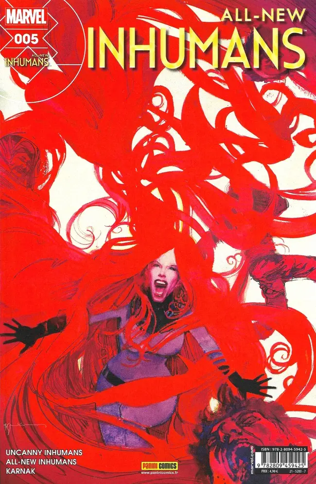 Couverture de l'album All-New Inhumans Tome 5 La Quiet Room