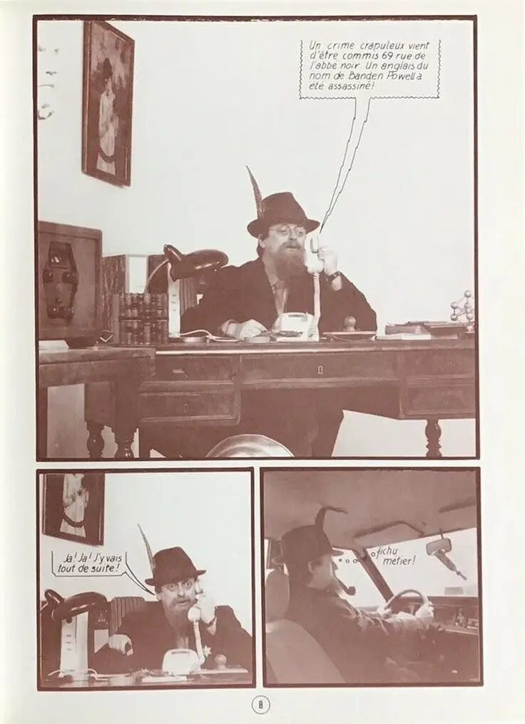 Planche de l'album Tintin Dracula Sigmund Freud et les autres