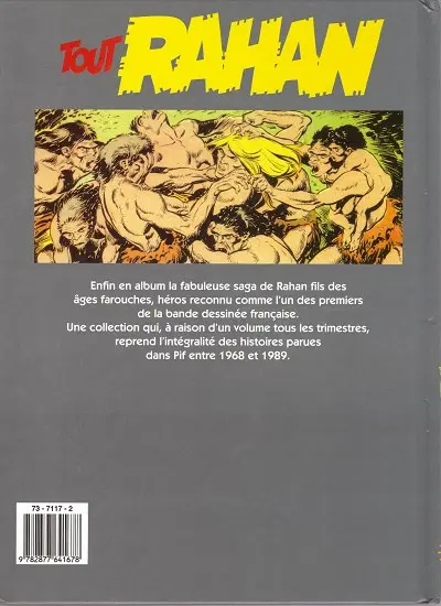 Verso de l'album Tout Rahan Tome 8