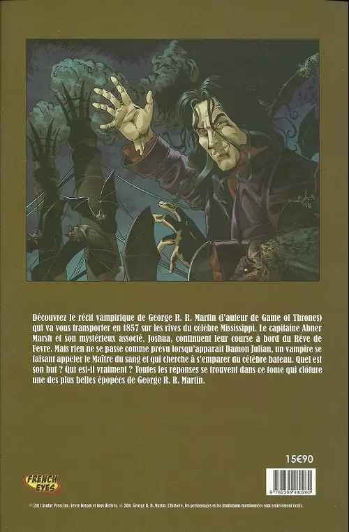 Verso de l'album River Dream Tome 2