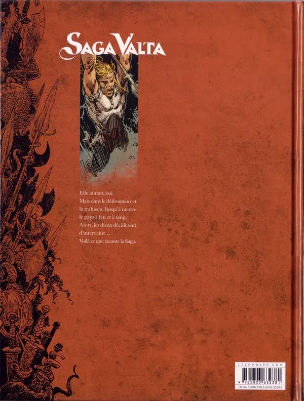 Verso de l'album Saga Valta Tome 2