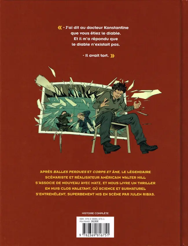 Verso de l'album Le Spécimen