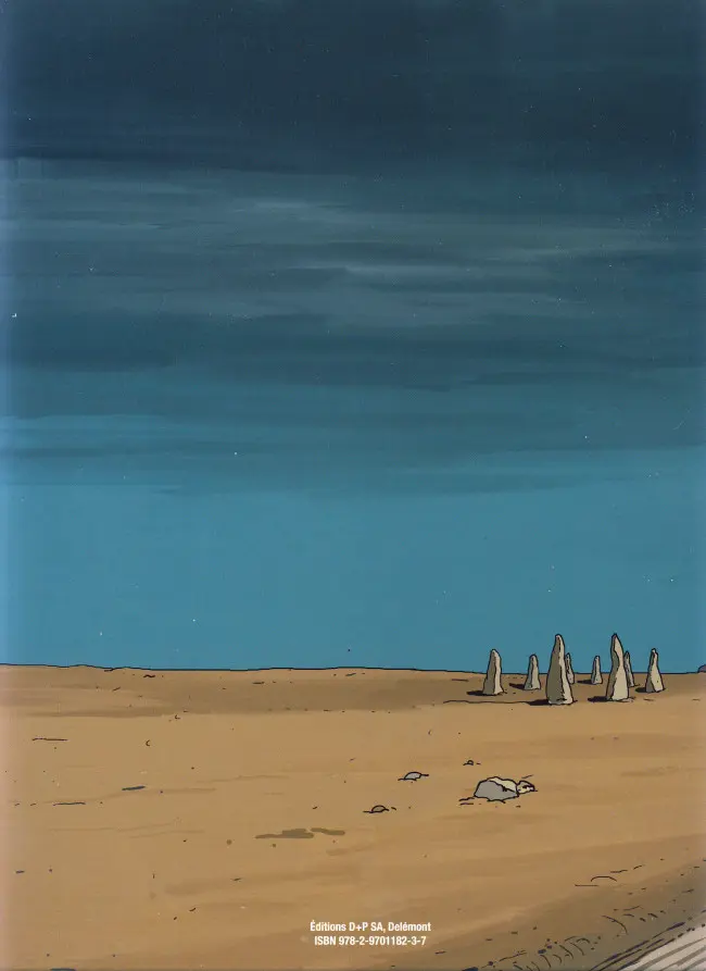 Verso de l'album Terra Tome 1 La Poursuite