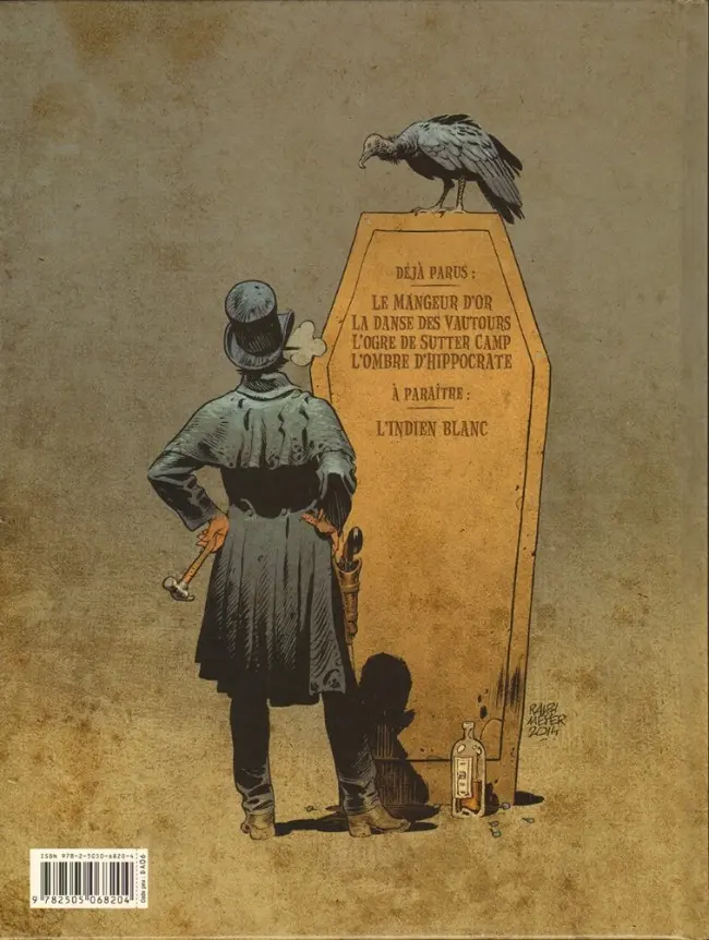 Verso de l'album Undertaker Tome 4 L'Ombre d'Hippocrate