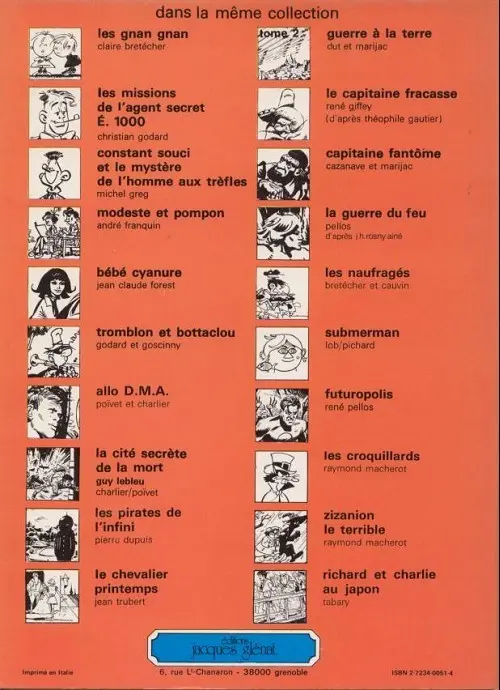 Verso de l'album Une ténébreuse affaire