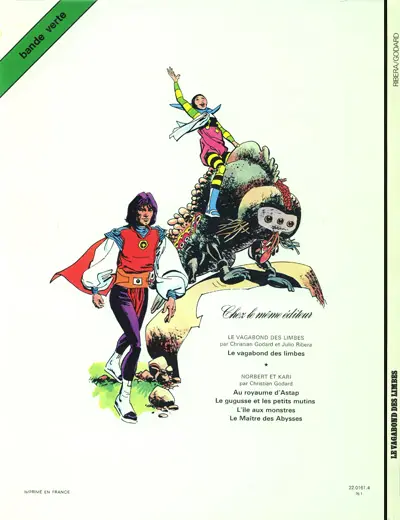 Verso de l'album Le Vagabond des Limbes Tome 2 L'empire des soleils noirs