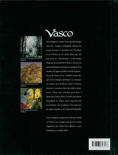 Verso de l'album Vasco Intégrale Livre 7