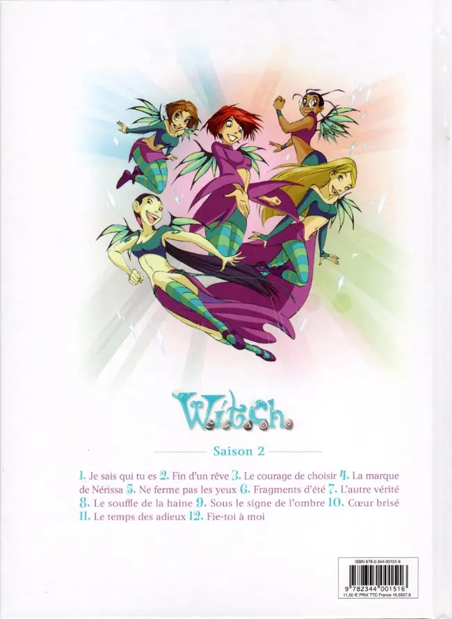 Verso de l'album W.I.T.C.H. Tome 7 L'Autre vérité