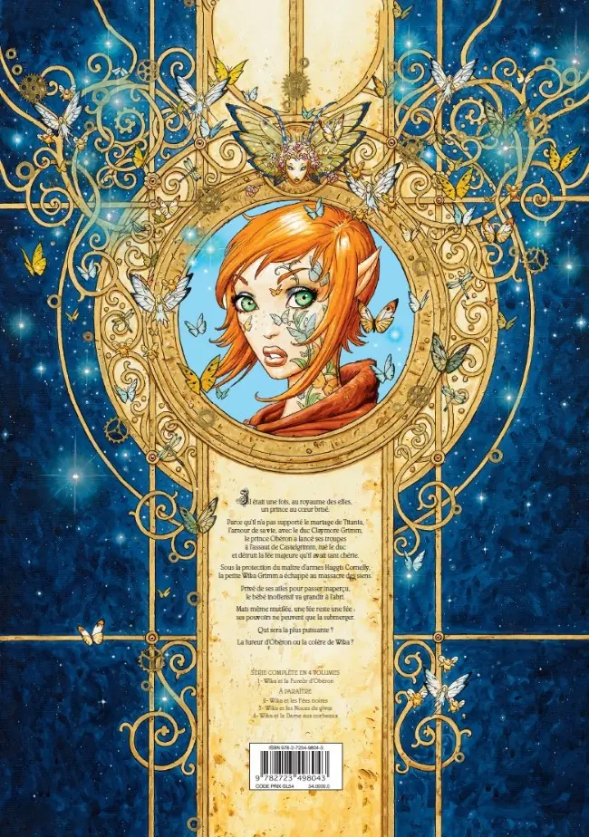 Verso de l'album Wika Tome 1 Wika et la fureur d'Obéron