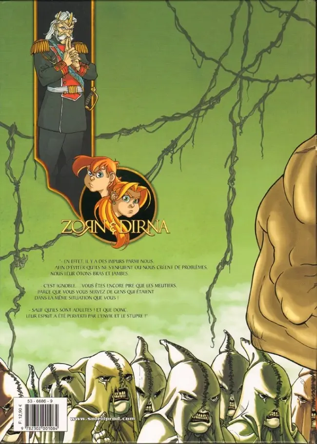 Verso de l'album Zorn & Dirna Tome 5 Zombis dans la brume
