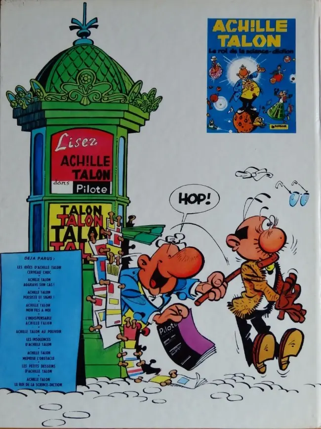 Verso de l'album Achille Talon Tome 6 Achille talon au pouvoir
