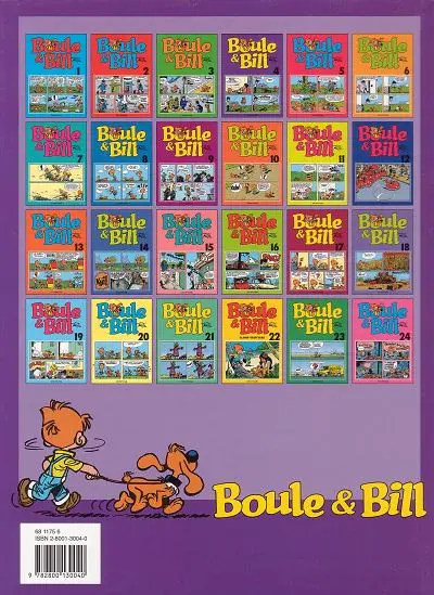 Verso de l'album Boule & Bill Tome 4