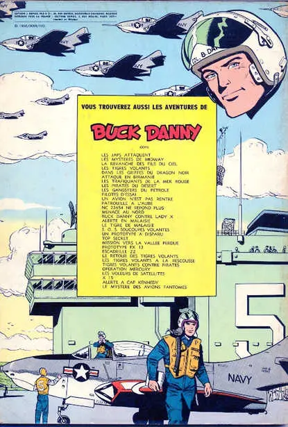 Verso de l'album Buck Danny Tome 2 Les mystères de Midway