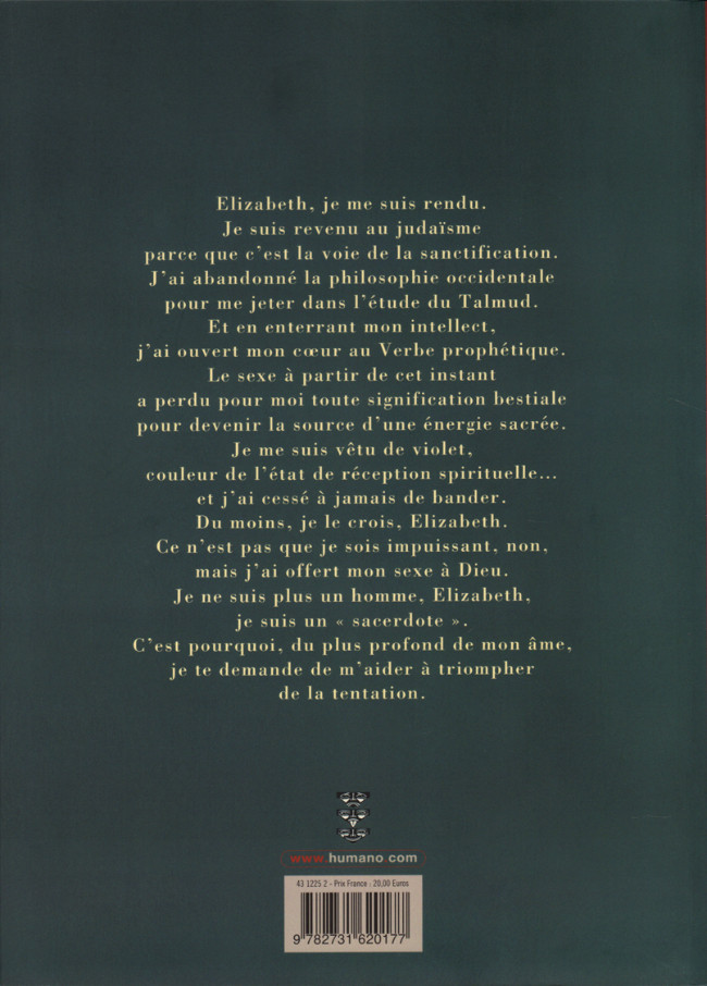Verso de l'album Le Cœur couronné La Folle du Sacré-Cœur