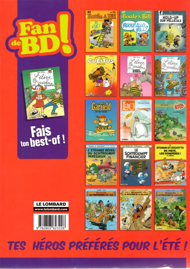 Verso de l'album L'Élève Ducobu Tome 10 Miss Dix sur Dix