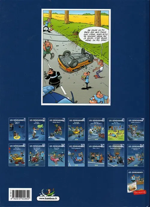 Verso de l'album Les Gendarmes Tome 10 Amendes à lire !