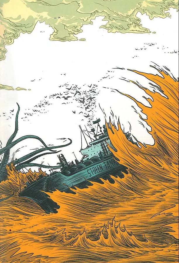 Verso de l'album Leviathan