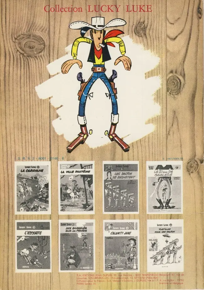 Verso de l'album Lucky Luke Tome 7 L'Elixir du Docteur Doxey
