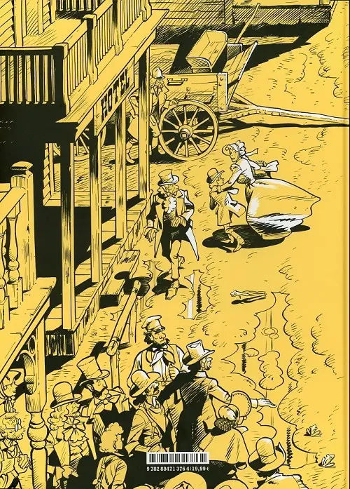 Verso de l'album Lucky Luke L'homme qui tua Lucky Luke