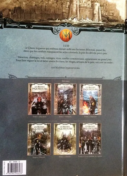 Verso de l'album Les Maîtres inquisiteurs Tome 2 Sasmaël