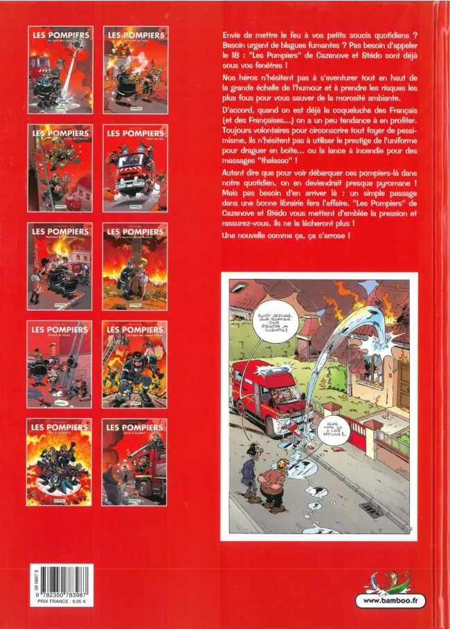 Verso de l'album Les Pompiers Tome 7 Graine de héros
