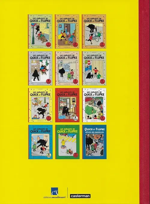 Verso de l'album Quick et Flupke - Gamins de Bruxelles 3e série 3e série