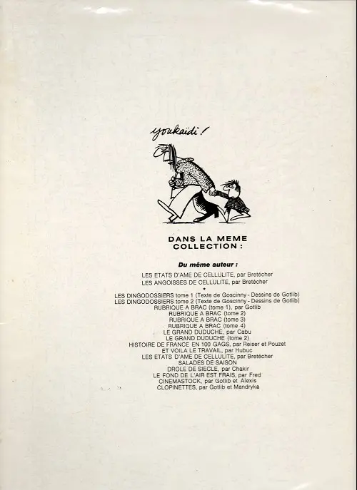 Verso de l'album Salades de saison