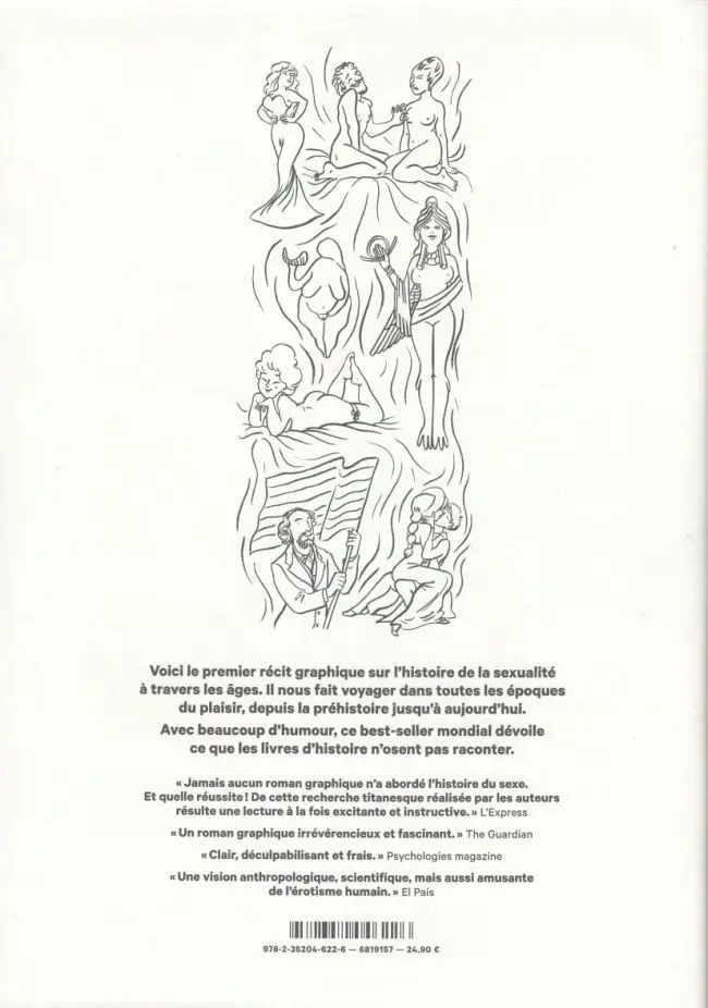 Verso de l'album Sex story / Une histoire du sexe Livre I Une histoire du sexe