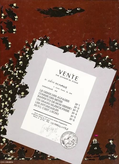 Verso de l'album Tartine de clous