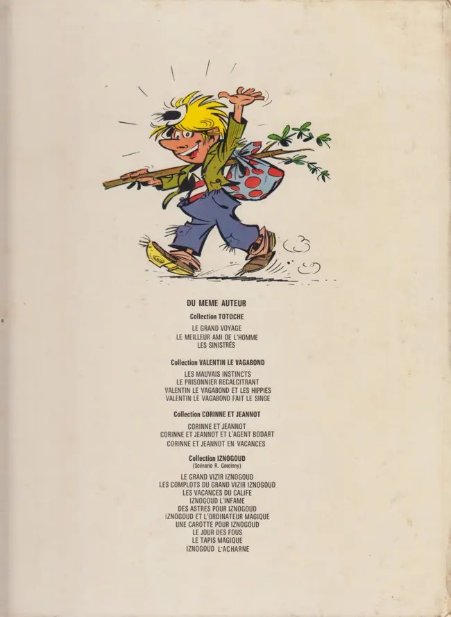 Verso de l'album Valentin le vagabond Tome 4 Valentin fait le singe