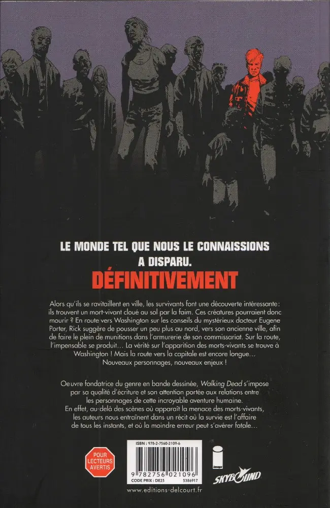 Verso de l'album Walking Dead Tome 10 Vers quel avenir ?