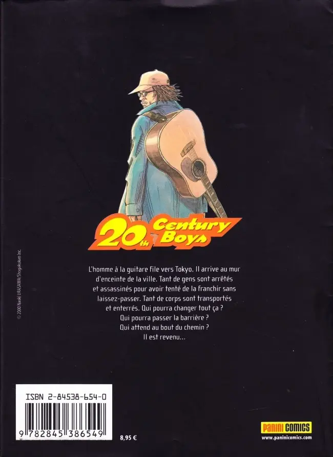 Verso de l'album 20th Century Boys 19