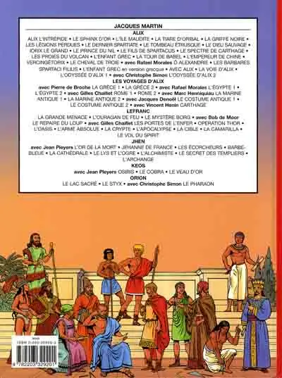 Verso de l'album Les Voyages d'Alix Tome 11 Carthage