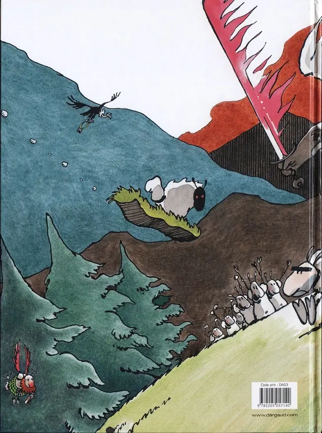 Verso de l'album Le Génie des Alpages Tome 14 ...Courent dans la montagne