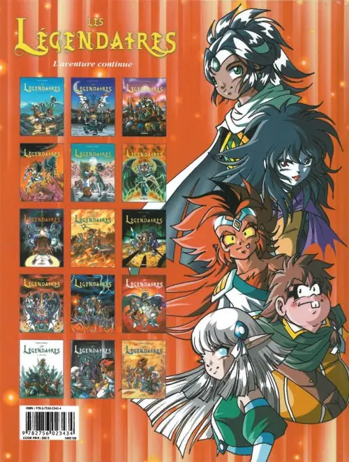 Verso de l'album Les Légendaires Tome 15 Amour mortel
