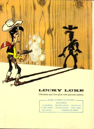 Verso de l'album Lucky Luke Tome 39 Chasseur de primes