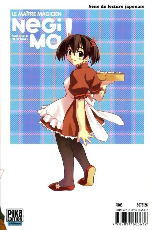 Verso de l'album Negima ! - Le Maître Magicien 27