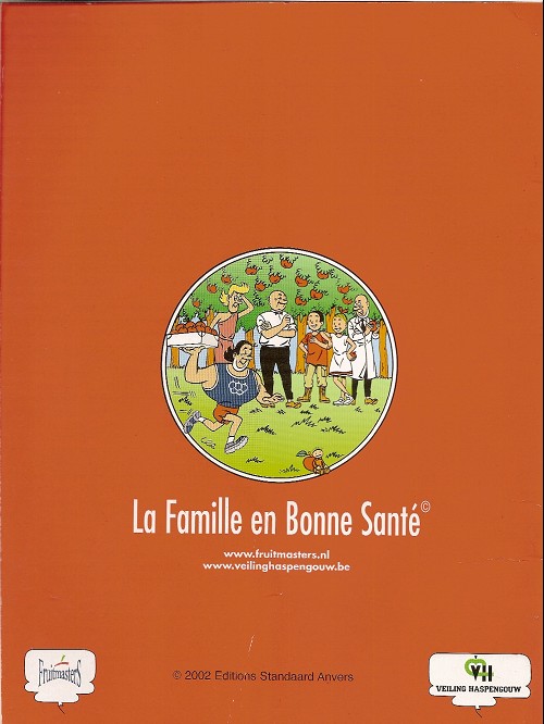 Verso de l'album Bob et Bobette Le Chamois blanc