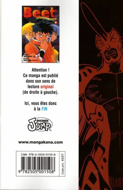 Verso de l'album Beet the Vandel Buster 6